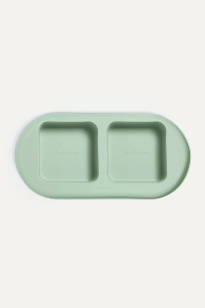 Silicone Square Pet Bowls & Feeding Mat Set