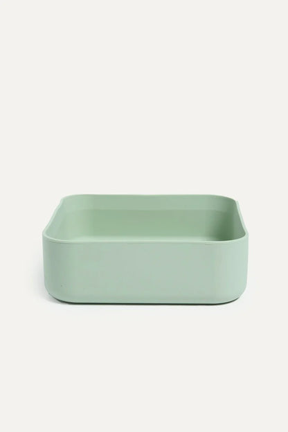 Silicone Square Pet Bowls & Feeding Mat Set